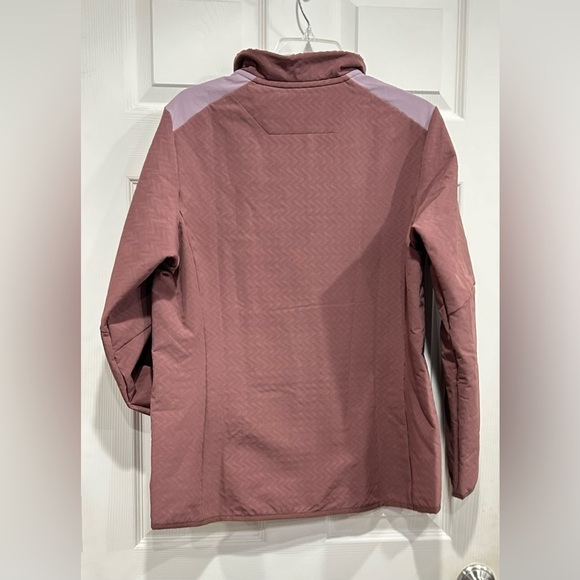 Patagonia Women's Large R2 CrossStrata Jacket Dulse Mauve Dark Pink NWT - Picture 3 of 12